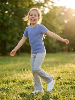 Sinsay - Prążkowana koszulka z efektem sprania - niebieski