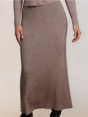 Sinsay - Prążkowana spódnica midi - Inny