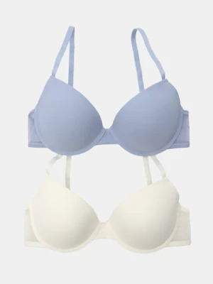 Sinsay - Prążkowane biustonosze 2 pack - wielobarwny