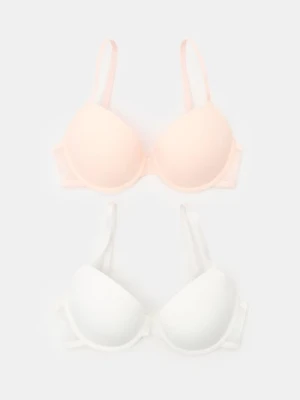 Sinsay - Prążkowane biustonosze 2 pack - wielobarwny