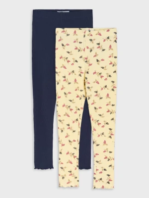 Sinsay - Prążkowane legginsy 2 pack - wielobarwny