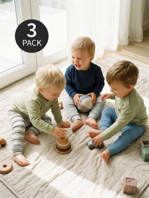 Sinsay - Prążkowane legginsy 3 pack - szary