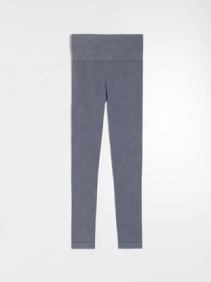 Sinsay - Prążkowane legginsy - szary