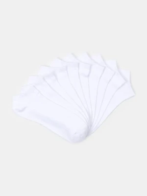 Sinsay - Prążkowane skarpetki 10 pack - biały