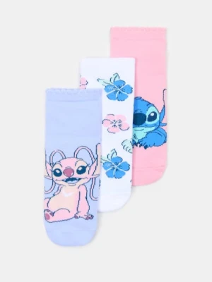 Sinsay - Prążkowane skarpetki 3 pack - wielobarwny