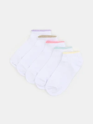 Sinsay - Prążkowane skarpetki 5 pack - biały