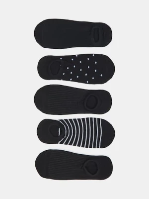 Sinsay - Prążkowane skarpetki 5 pack - czarny