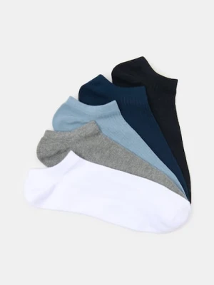 Sinsay - Prążkowane skarpetki 5 pack - wielobarwny