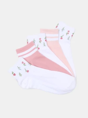 Sinsay - Prążkowane skarpetki 5 pack - wielobarwny