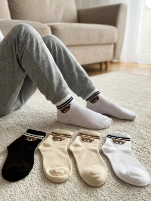 Sinsay - Prążkowane skarpetki 5 pack - wielobarwny