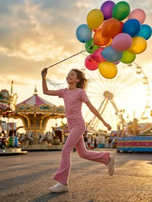 Sinsay - Prążkowane spodnie flare - różowy