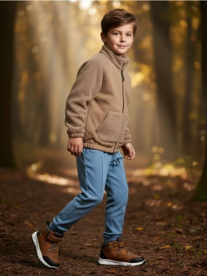 Sinsay - Prązkowane spodnie jogger - szary