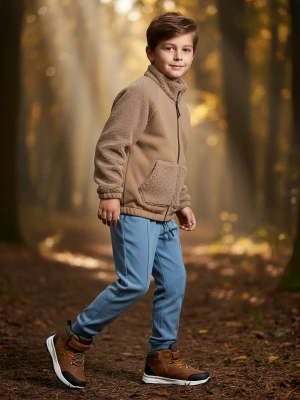 Sinsay - Prązkowane spodnie jogger - szary