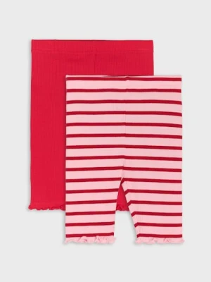 Sinsay - Prążkowane szorty 2 pack - wielobarwny