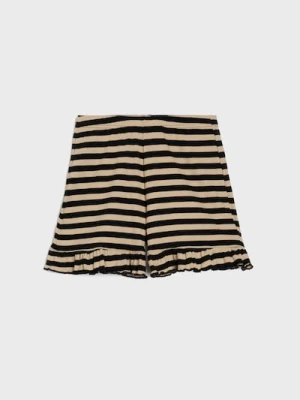 Sinsay - Prążkowane szorty w paski - wielobarwny