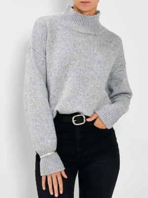 Sinsay - Prążkowany golf - szary