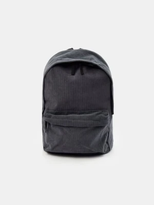 Sinsay - Prążkowany plecak z regulowanymi szelkami - szary