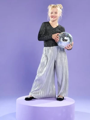 Sinsay - Prążkowany sweter - srebrny