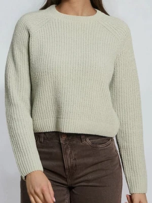 Sinsay - Prążkowany sweter - zielony