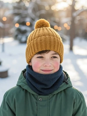 Sinsay - Prążkowany szalik basic - granatowy