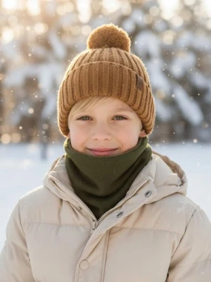 Sinsay - Prążkowany szalik basic - zielony