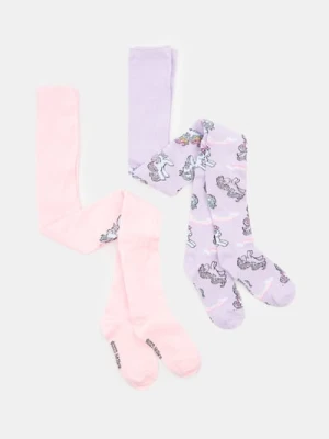 Sinsay - Rajstopy 2 pack My Little Pony - różowy