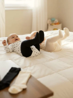 Sinsay - Rajstopy niemowlęce 2 pack - wielobarwny