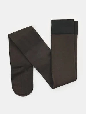 Sinsay - Rajstopy ocieplane o wyglądzie cienkich - czarny