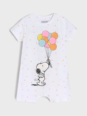 Sinsay - Rampers Peanuts - biały