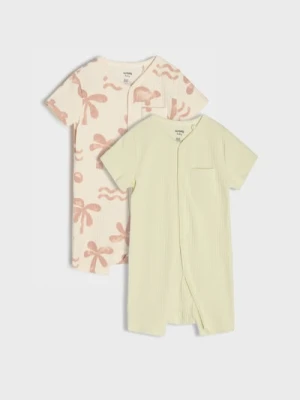 Sinsay - Rampersy 2 pack - kremowy