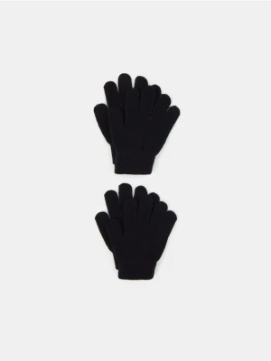 Sinsay - Rękawiczki 2 pack - czarny
