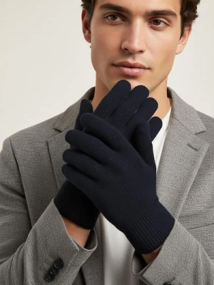 Sinsay - Rękawiczki 2 pack - granatowy