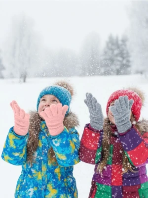 Sinsay - Rękawiczki 2 pack - różowy