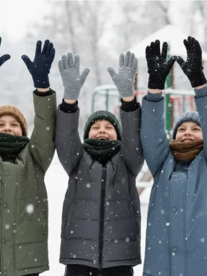 Sinsay - Rękawiczki 3 pack - czarny