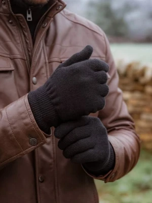 Sinsay - Rękawiczki 3 pack - czarny