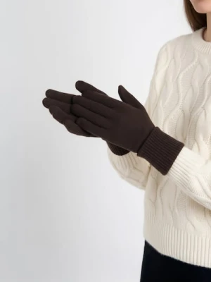 Sinsay - Rękawiczki - brązowy