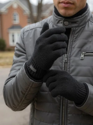 Sinsay - Rękawiczki - czarny