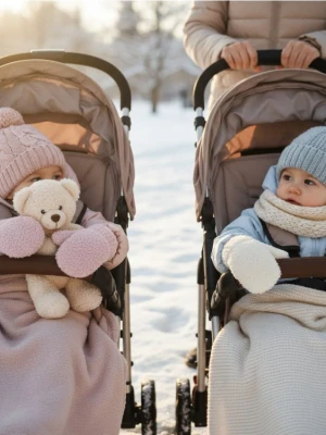 Sinsay - Rękawiczki jednopalczaste 2 pack - kremowy