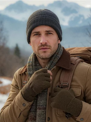 Sinsay - Rękawiczki mitenki 2 pack - zielony