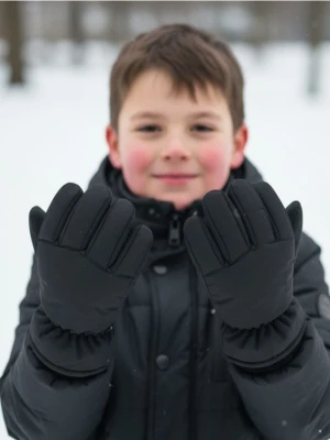 Sinsay - Rękawiczki narciarskie - czarny