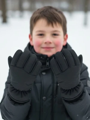 Sinsay - Rękawiczki narciarskie - czarny