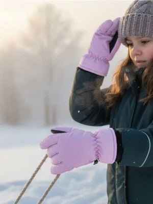Sinsay - Rękawiczki narciarskie - fioletowy