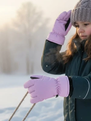 Sinsay - Rękawiczki narciarskie - fioletowy