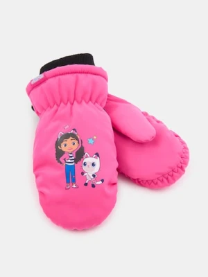Sinsay - Rękawiczki narciarskie Gabby's Dollhouse - różowy