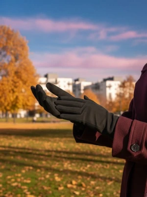 Sinsay - Rękawiczki pięciopalczaste - czarny