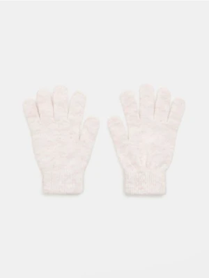 Sinsay - Rękawiczki z domieszką wełny - kremowy
