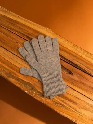 Sinsay - Rękawiczki z domieszką wełny - szary