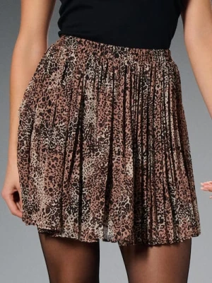 Sinsay - Rozkloszowana spódnica mini ze wzorem - wielobarwny
