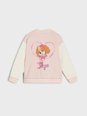 Sinsay - Rozpinana bluza bomberka z nadrukiem na plecach PAW Patrol - różowy