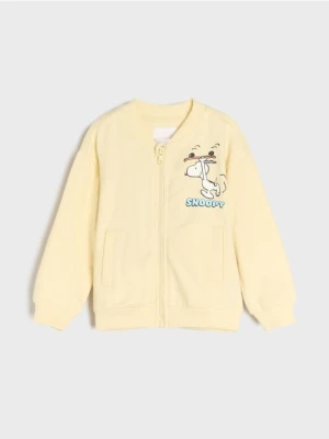 Zdjęcie produktu Sinsay - Rozpinana bluza Peanuts - kremowy